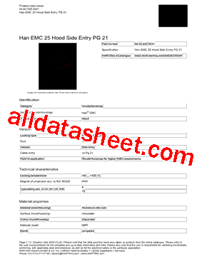 09620250541 Datasheet PDF - HARTING Technology Group