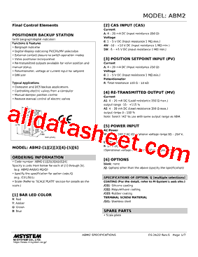 ABM2-RARA2-R Datasheet PDF - M-System Co.,Ltd.