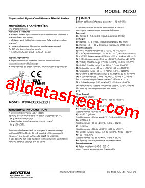 M2XU-R2Z1-R Datasheet PDF - M-System Co.,Ltd.