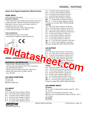 M2PHS2L-A13-R2/Q Datasheet PDF - M-System Co.,Ltd.