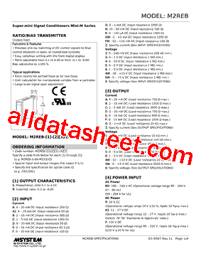 M2REB-R43-R2/N Datasheet PDF - M-System Co.,Ltd.