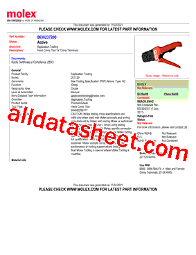 0638237200 Datasheet PDF - Molex Electronics Ltd.