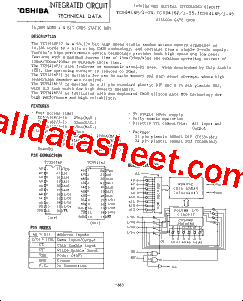 TC55416P Datasheet PDF - Toshiba Semiconductor