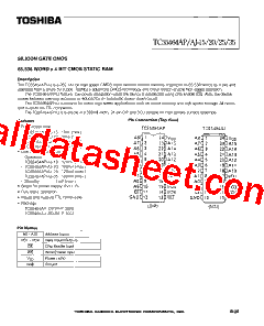 TC55464AJ-35 Datasheet PDF - Toshiba Semiconductor