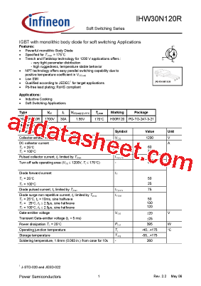 H30R120 Datasheet PDF - Infineon Technologies AG