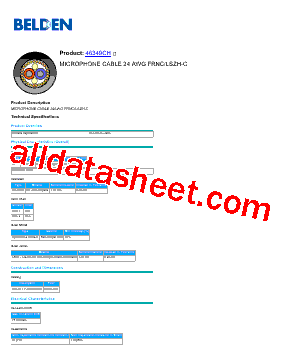 46349CH Datasheet PDF - Belden Inc.