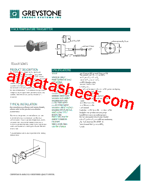 PS-TE500H Datasheet PDF - Greystone Energy Systems Inc.