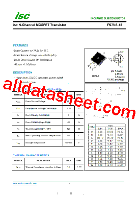 FS7VS-12 Datasheet PDF - Inchange Semiconductor Company Limited