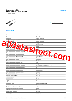 8080785 Datasheet PDF - Festo Corporation.