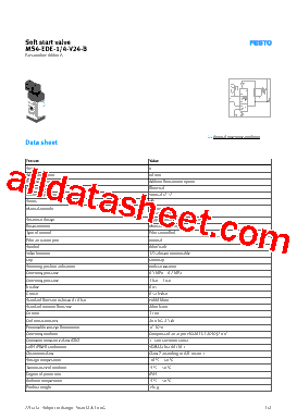8080815 Datasheet PDF - Festo Corporation.