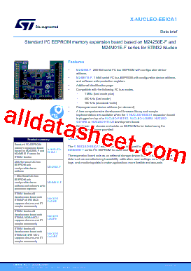 M24256E-F Datasheet PDF - STMicroelectronics