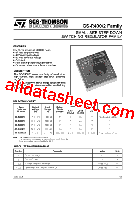 GS-R424/2 Datasheet PDF - STMicroelectronics