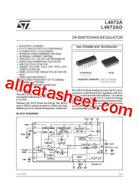 L4972A Datasheet PDF - STMicroelectronics
