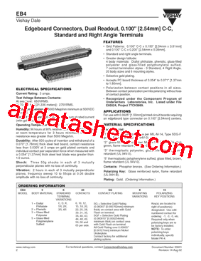 EB412R35 Datasheet PDF - Vishay Siliconix
