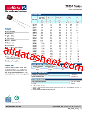 22R105C Datasheet PDF - Murata Manufacturing Co., Ltd.