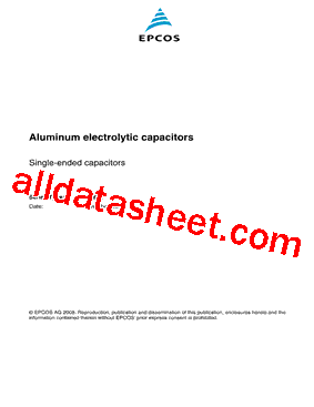 B43858H2227M012 Datasheet PDF - EPCOS