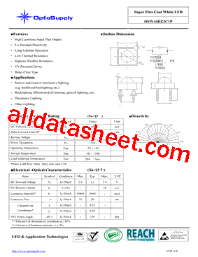 OSW44DZ2C1P Datasheet PDF - OptoSupply International
