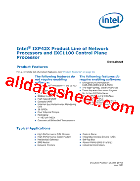 252479-007US Datasheet PDF - Intel Corporation