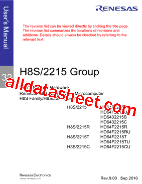 H2215R Datasheet PDF - Renesas Technology Corp