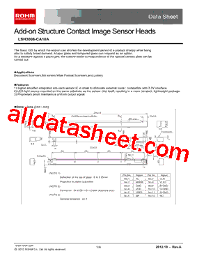 LSH3008-CA10A Datasheet PDF - Rohm