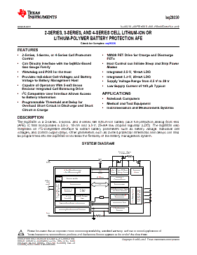 BQ29330DBTRG4 Datasheet PDF - Texas Instruments