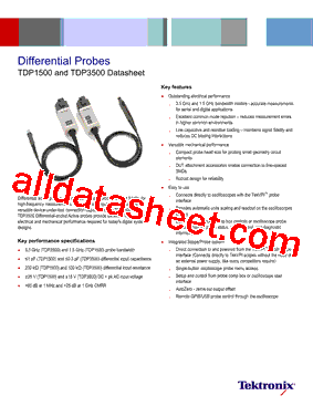 TDP1500 Datasheet PDF - List of Unclassifed Manufacturers