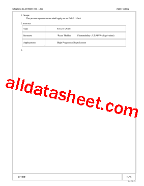 N1106 Datasheet PDF - Sanken electric