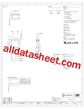 14-RB143D1100 Datasheet PDF - E-SWITCH