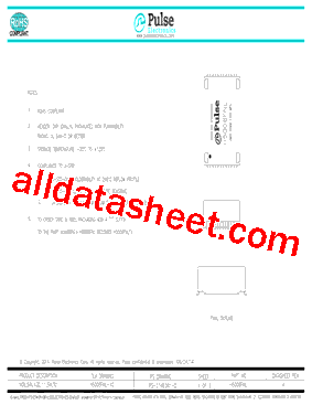 H5008FNLT Datasheet PDF - Pulse A Technitrol Company