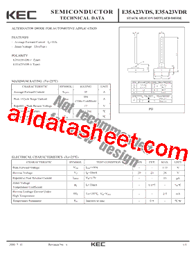 E35A23VDS Datasheet PDF - KEC(Korea Electronics)