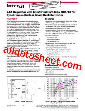 ISL78200AVEZ Datasheet PDF - Intersil Corporation