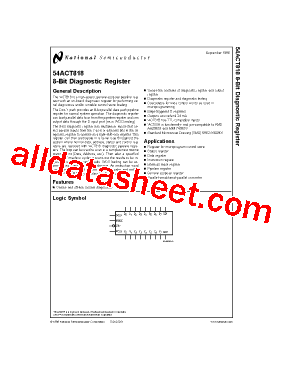 54ACT818 Datasheet PDF - National Semiconductor (TI)