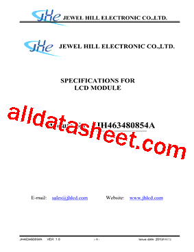 JH463480854ACNSMNTHLWC Datasheet PDF - Jewel Hill Electronic