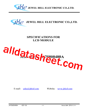JH70800480ACNRWNTHCWC Datasheet PDF - Jewel Hill Electronic