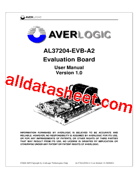 AL37204-EVB-A2 Datasheet PDF - AverLogic Technologies Inc