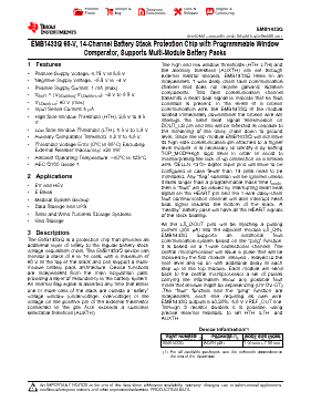 EMB1433Q Datasheet PDF - Texas Instruments